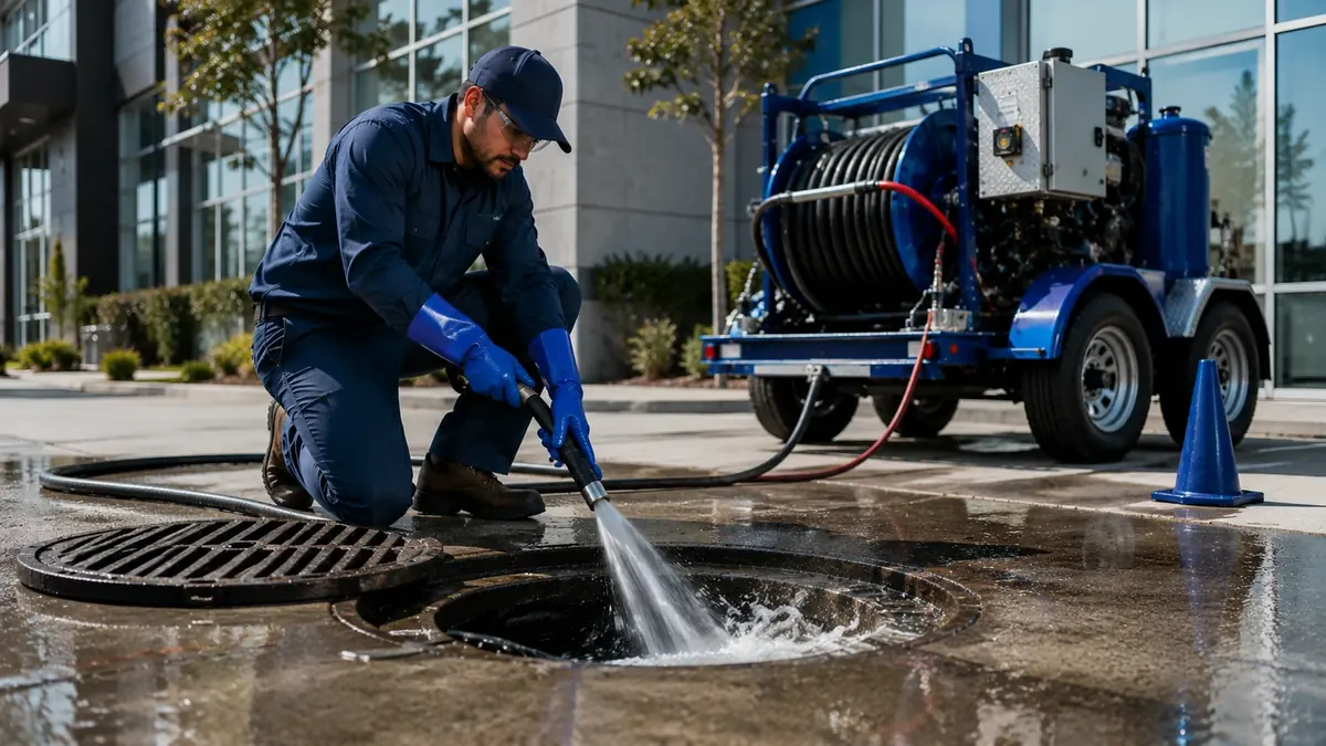 Commercial Hydro Jet Drain Cleaning in Cupertino