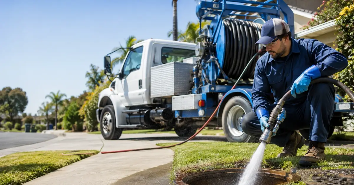 Hydro jet sewer cleaning Cupertino