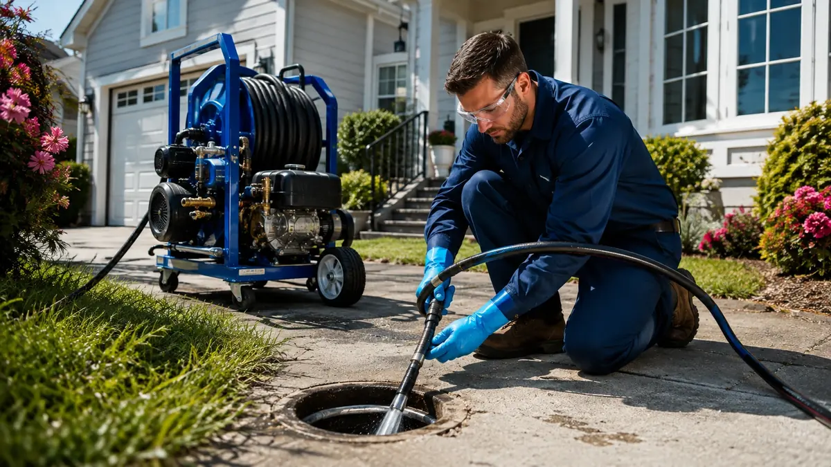 Residential Hydro Jet Drain Cleaning in Cupertino