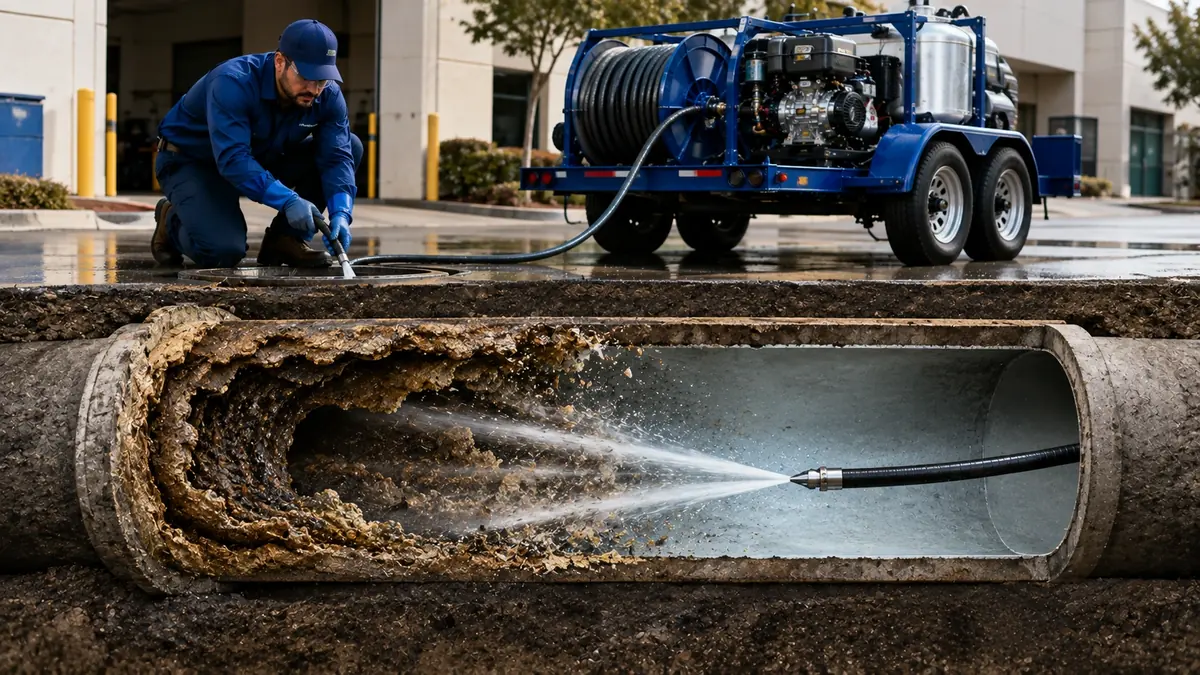 Sewer Pipe Descaling in Cupertino
